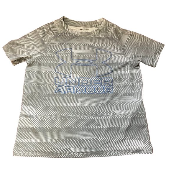 Under Armour Other - Grey/White Print Tee w/ Brand Logo